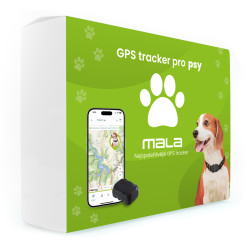 Mala GPS tracker pro psy