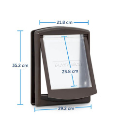 Dvířka pro psy Staywell 755, hnědá M