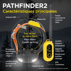 Elektronický výcvikový obojek s GPS Dogtra Pathfinder 2